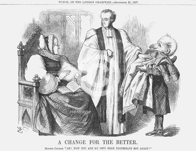 'A Change for the Better', 1867. Artist: John Tenniel