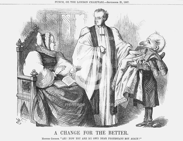 'A Change for the Better', 1867. Creator: John Tenniel.