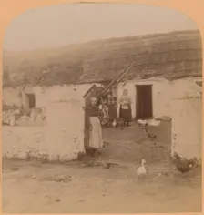 A Characteristic Home, Ballintoy Village, County Antrim, Ireland 1900. Creator: Underwood & Underwood