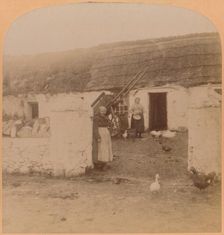 A Characteristic Home, Ballintoy Village, County Antrim, Ireland 1900. Creator: Underwood & Underwood