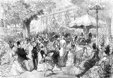 A charity fete in the Champs Elysees, 1874. Creator: Unknown