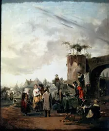 A Charlatan early 1780s. Artist: Philibert Louis Debucourt