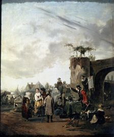 A Charlatan early 1780s. Artist: Philibert Louis Debucourt