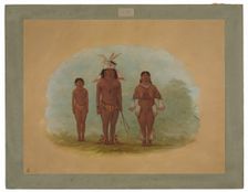 A Chetibo Family, 1854/1869. Creator: George Catlin