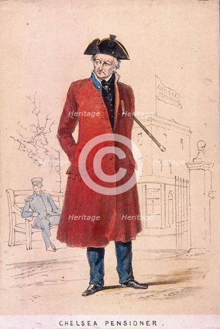 A Chelsea pensioner, 1855. Artist: Day & Son