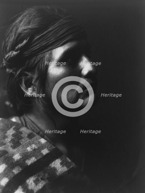 A Chief of the Desert, c1904. Creator: Edward Sheriff Curtis.