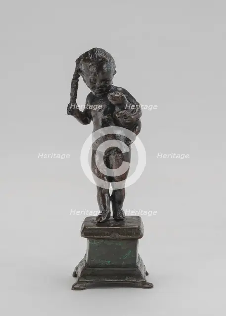 A Child with a Puppy, first half 16th century. Creator: Unknown.