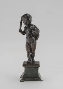 A Child with a Puppy, first half 16th century. Creator: Unknown