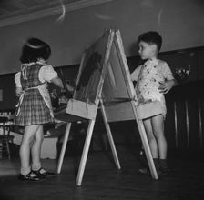 A child care center, opened September 15, 1942, for thirty child..., New Britain, Connecticut, 1943. Creator: Gordon Parks