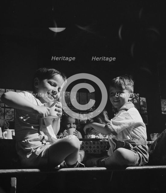 A child care center, opened September 15, 1942, for thirty child..., New Britain, Connecticut, 1943. Creator: Gordon Parks.