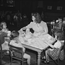 A child care center, opened September 15, 1942, for thirty child..., New Britain, Connecticut, 1943. Creator: Gordon Parks