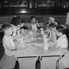 A child care center, opened September 15, 1942, for thirty child..., New Britain, Connecticut, 1943. Creator: Gordon Parks