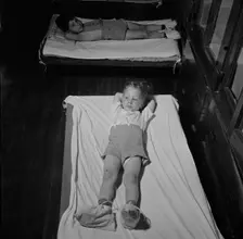 A child care center opened September 15, 1942 for thirty children, New Britain, Connecticut, 1943. Creator: Gordon Parks
