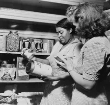 A child care center opened September 15, 1942 for thirty children, New Britain, Connecticut, 1943. Creator: Gordon Parks