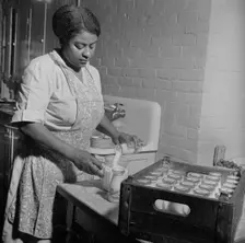 A child care center opened September 15, 1942 for thirty children, New Britain, Connecticut, 1943. Creator: Gordon Parks