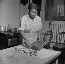 A child care center opened September 15, 1942 for thirty children, New Britain, Connecticut, 1943. Creator: Gordon Parks