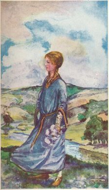 A Child of the Time of Henry I 1907. Artist: Dion Clayton Calthrop