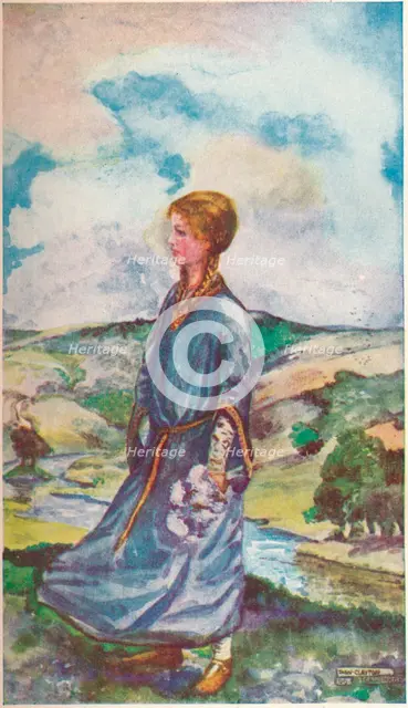 'A Child of the Time of Henry I', 1907. Artist: Dion Clayton Calthrop.