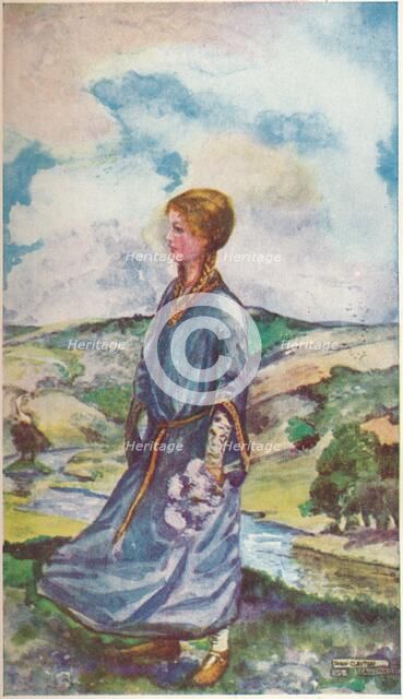 'A Child of the Time of Henry I', 1907. Artist: Dion Clayton Calthrop.