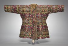 A Child’s Coat with Ducks in Pearl Medallions and a Child's Pants, 700s. Creator: Unknown