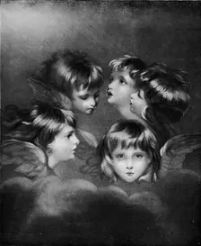 A Child's Portrait in Different Views: Angel's Heads' c1786, (1911). Artist: Sir Joshua Reynolds