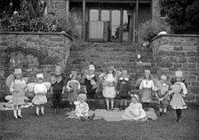 A children's party, Hellidon House, Northamptonshire, 1904. Artist: A Newton