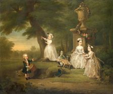 A children's tea party 1730. Creator: William Hogarth