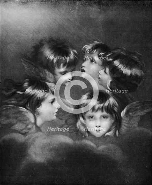 'A Child's Portrait in Different Views: 'Angel's Heads'', c1786, (1911). Artist: Sir Joshua Reynolds.