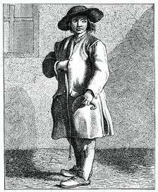 A Chimney Sweep, 1737-1742.Artist: Bouchardon