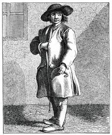 A Chimney Sweep, 1737-1742.Artist: Bouchardon