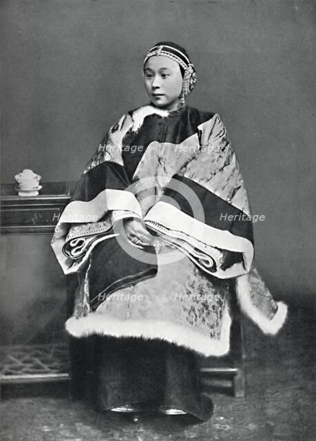 A Chinese lady of high rank in full dress costume, 1902. Artist: Unknown.