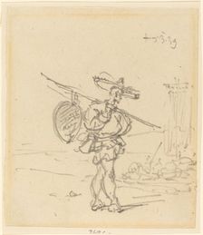 A Chinese Peasant, 1839. Creator: George Chinnery