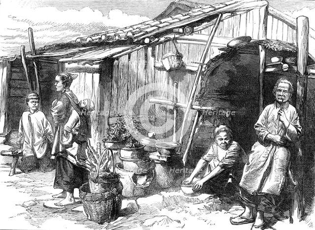 A Chinese peasant family, 1872. Creator: Unknown.