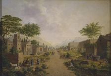 A Chinese town, 1864