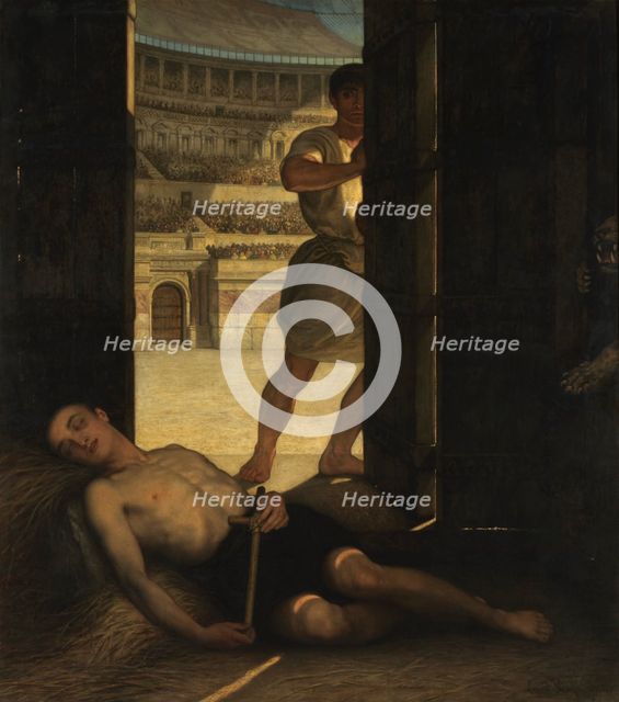 A Christian Martyr, 1860. Creator: Ernst Slingeneyer.