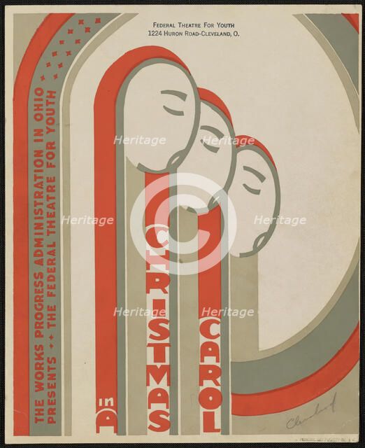 A Christmas Carol, Cleveland, 1937. Creator: Unknown.