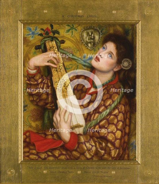 A Christmas Carol. Artist: Rossetti, Dante Gabriel (1828-1882)