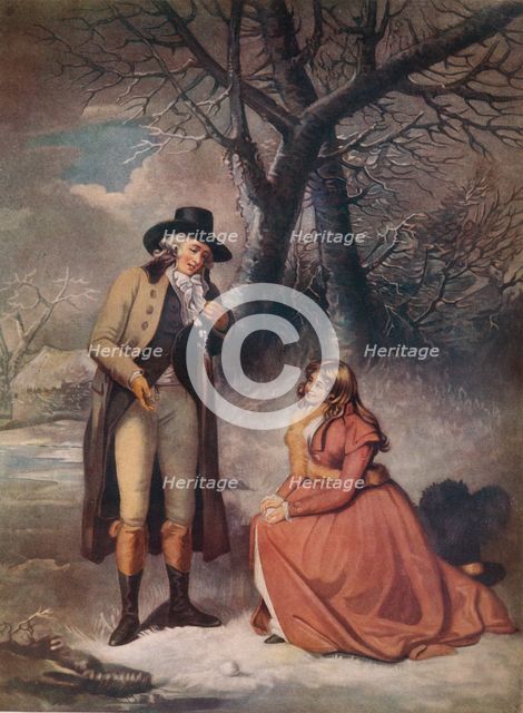A Christmas Gambol, c18th century, (1919). Artist: John Raphael Smith