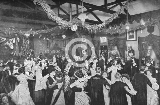 A Christmas dance at the German Gymnasium, London, c1902 (1903). Artist: Unknown.