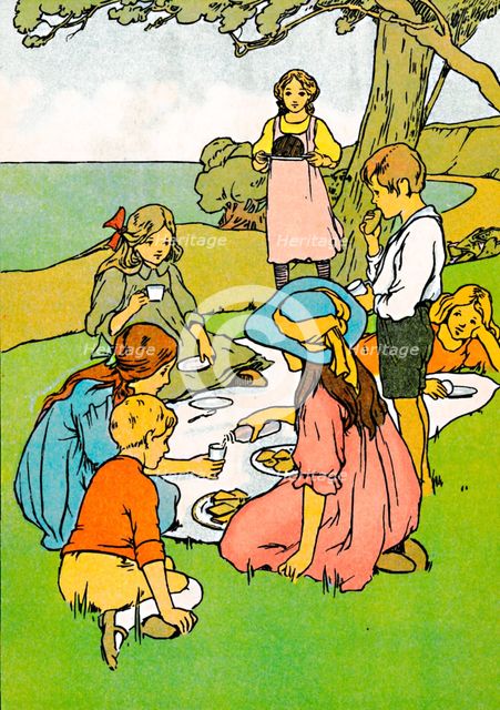 'A Christmas Dinner in New Zealand', 1912. Artist: Charles Robinson.