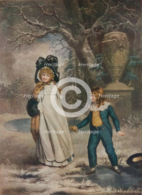A Christmas Holiday, 1790, (1919). Artist: John Raphael Smith