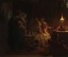 A Christmas Morning, 1855. Creator: Eduard Geselschap