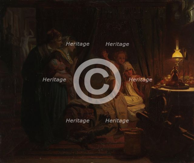 A Christmas Morning, 1855. Creator: Eduard Geselschap.