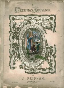 A Christmas Souvenir cover page to sheet music, c1860s