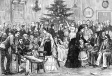 A Christmas-tree at the Middlesex Hospital, 1874. Creator: Unknown