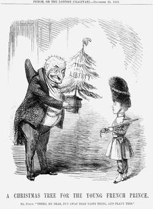A Christmas Tree for the young French Prince 1859. Creator: Unknown