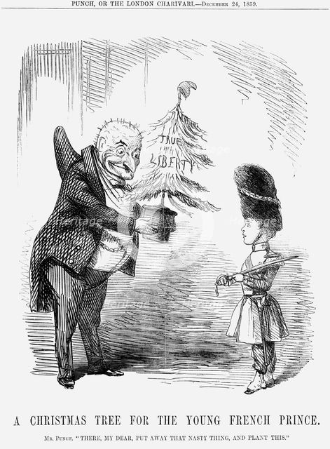 'A Christmas Tree for the young French Prince', 1859. Creator: Unknown.