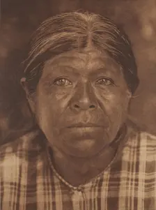 A Chukchansi Matron, 1924. Creator: Edward Sheriff Curtis