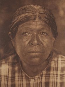 A Chukchansi Matron, 1924. Creator: Edward Sheriff Curtis