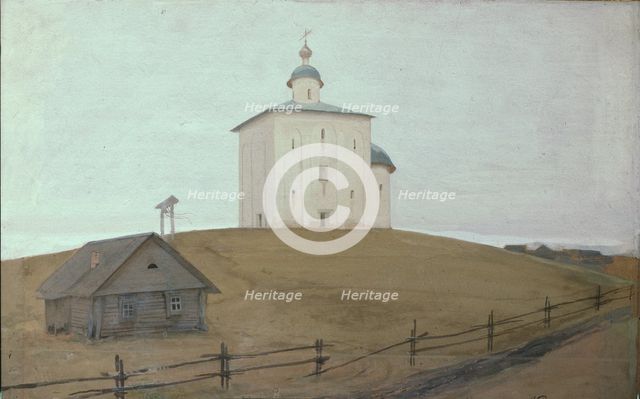 A Church, 1903. Artist: Ryabushkin, Andrei Petrovich (1861-1904)